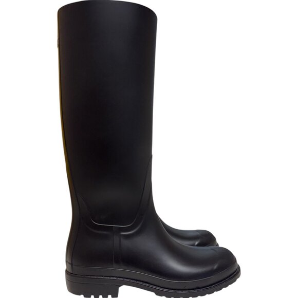 Matt & Nat Black Rubber Boots (7.5) - Picture 1 of 5